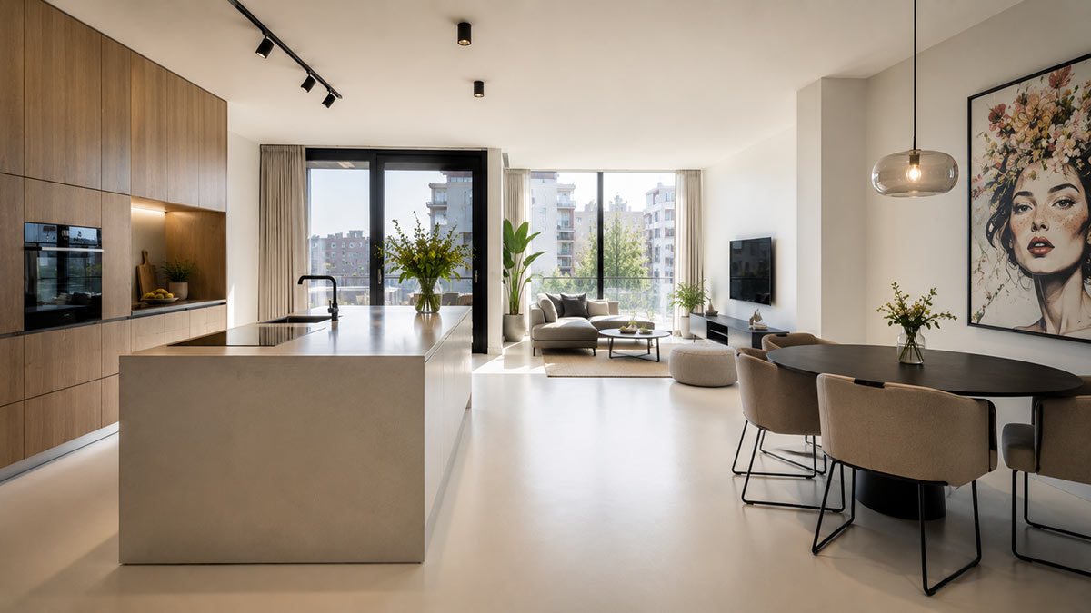 Gietvloer appartement h