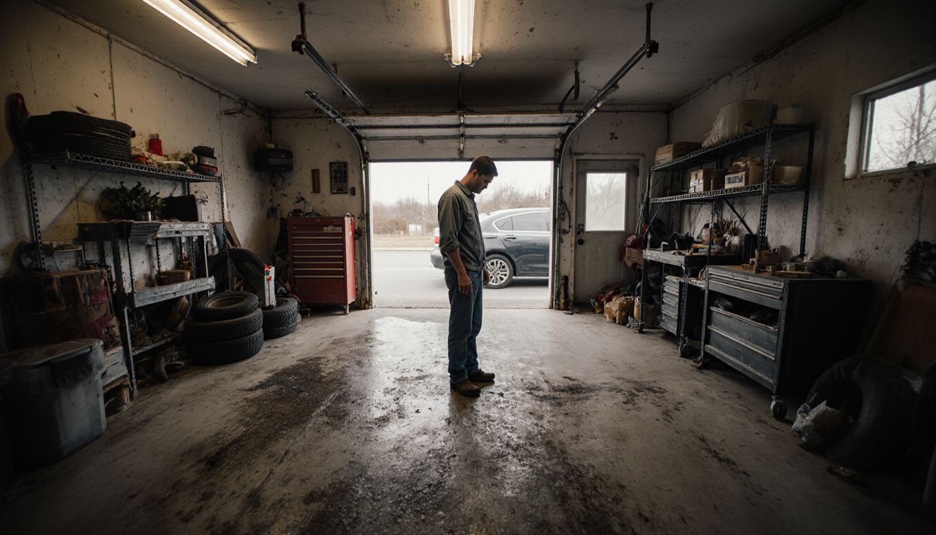 Gietvloer garage