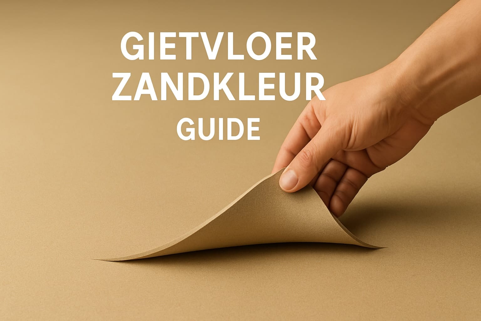 Gietvloer Zandkleur Guide 2025: Stijl, Tips & Inspiratie