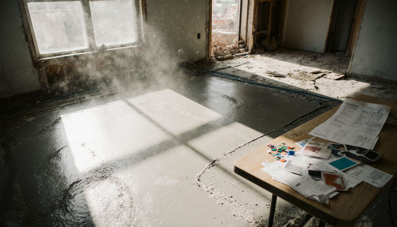Kosten gietvloer met vloerverwarming