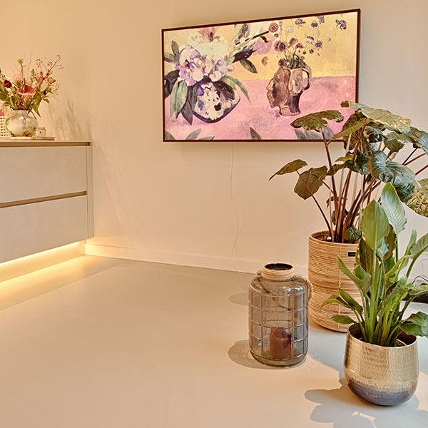 Betonlook gietvloer in de kleur silika